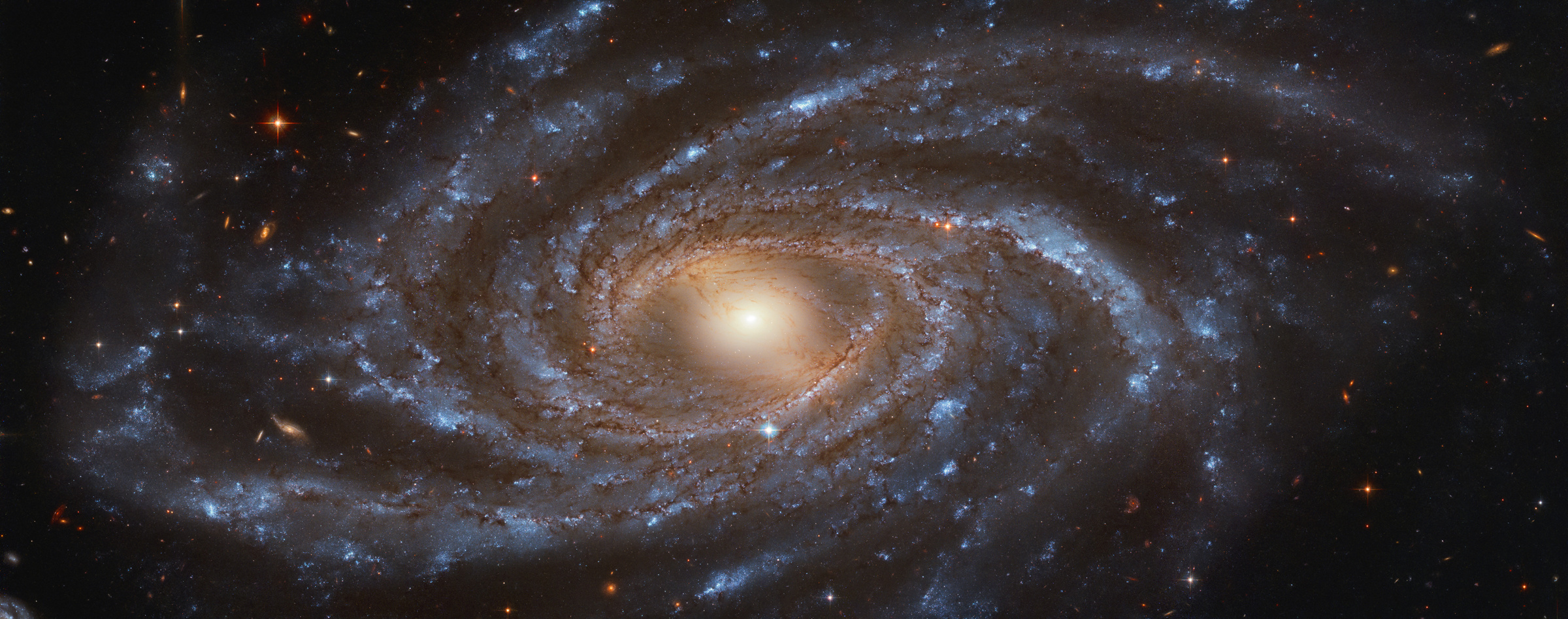 <p>Spiralgalaksen NGC 2336 er bare én af de to billioner galakser, der anslås at eksistere i universet. Galakser, som hver især indeholder millioner, milliarder eller endda billioner af stjerner. Foto: Rumteleskopet Hubble/NASA/ESA</p> Foto: 